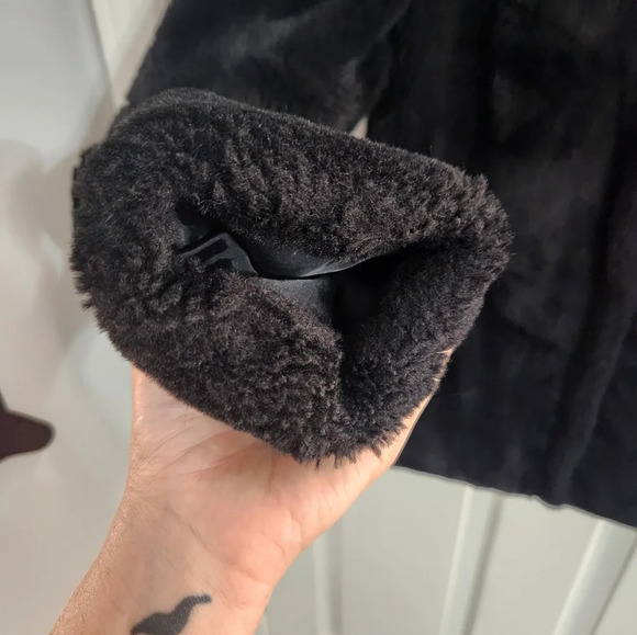 Zara Elegant Black Teddy Jacket - Picture 10 of 14